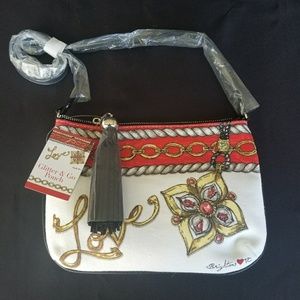 NWT Brighton Limited Edition Holiday Canvas Bag